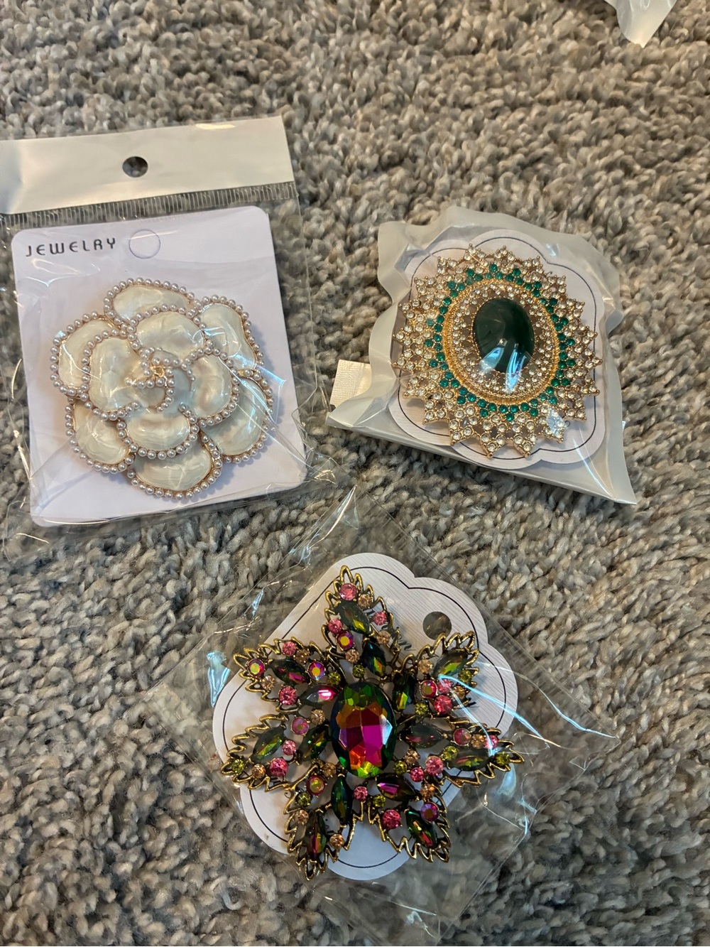 3 for 1: Jewelry Brooch Trio — pick your 3 favorites !